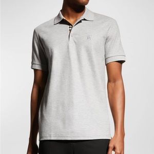Grey Burberry polo